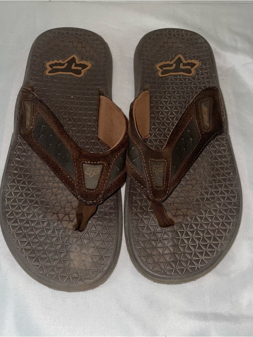 Fox Brown Men's Brown Flip-Flop Sandals